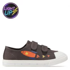 Fabric Flash Canvas Trainers Childrens