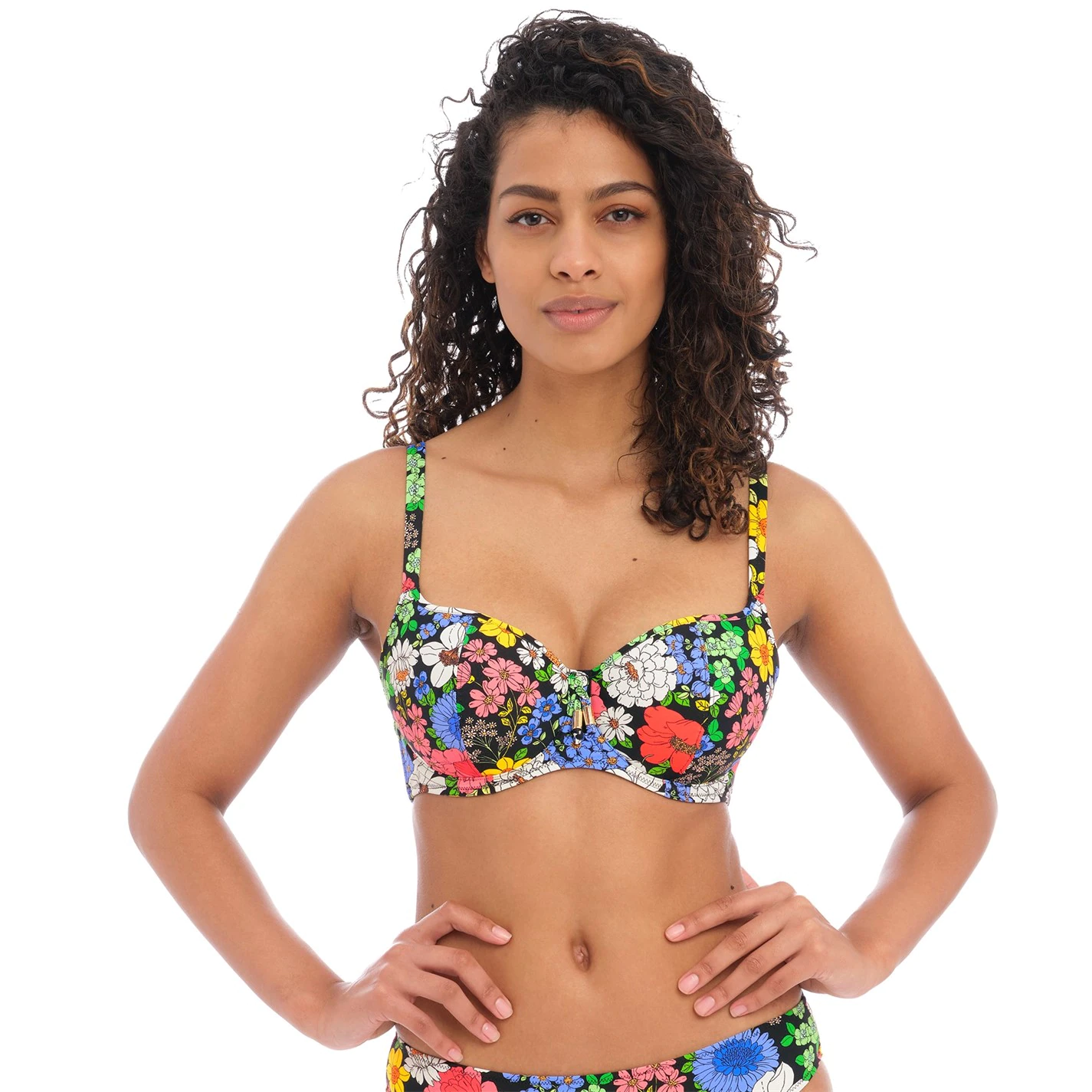 Freya Floral Haze Underwired Sweetheart Bikini Top - Image 3