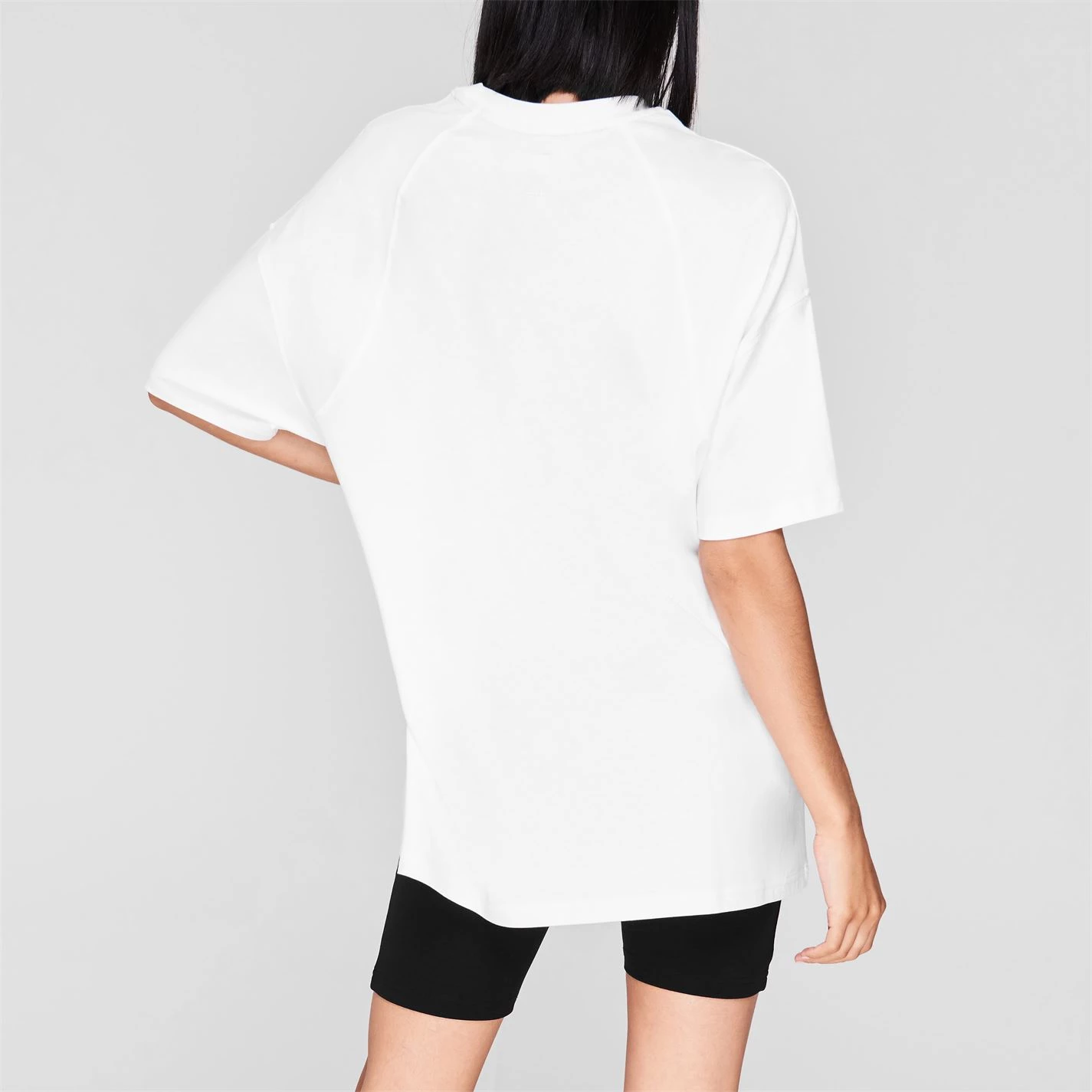 Fabric Large Logo T Shirt Ladies - Image 3